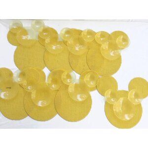Disney Mouse Ears Plates & Placemats 16 Pc. Set Yellow Mickey Birthday Party